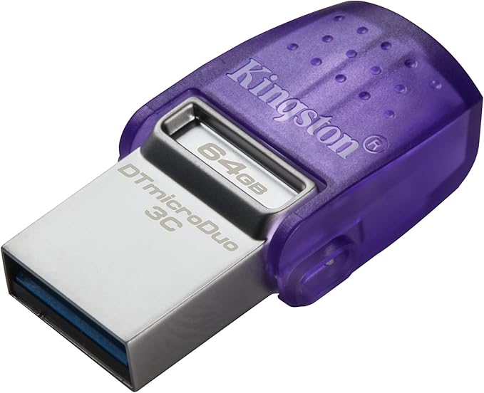 KINGSTON DataTraveler microDuo 3C USB Gen 3 Type-C e Type-A - 64GB
